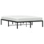 sengeramme 140x190 cm metal sort