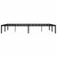 sengeramme 160x200 cm metal sort