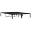 sengeramme 160x200 cm metal sort