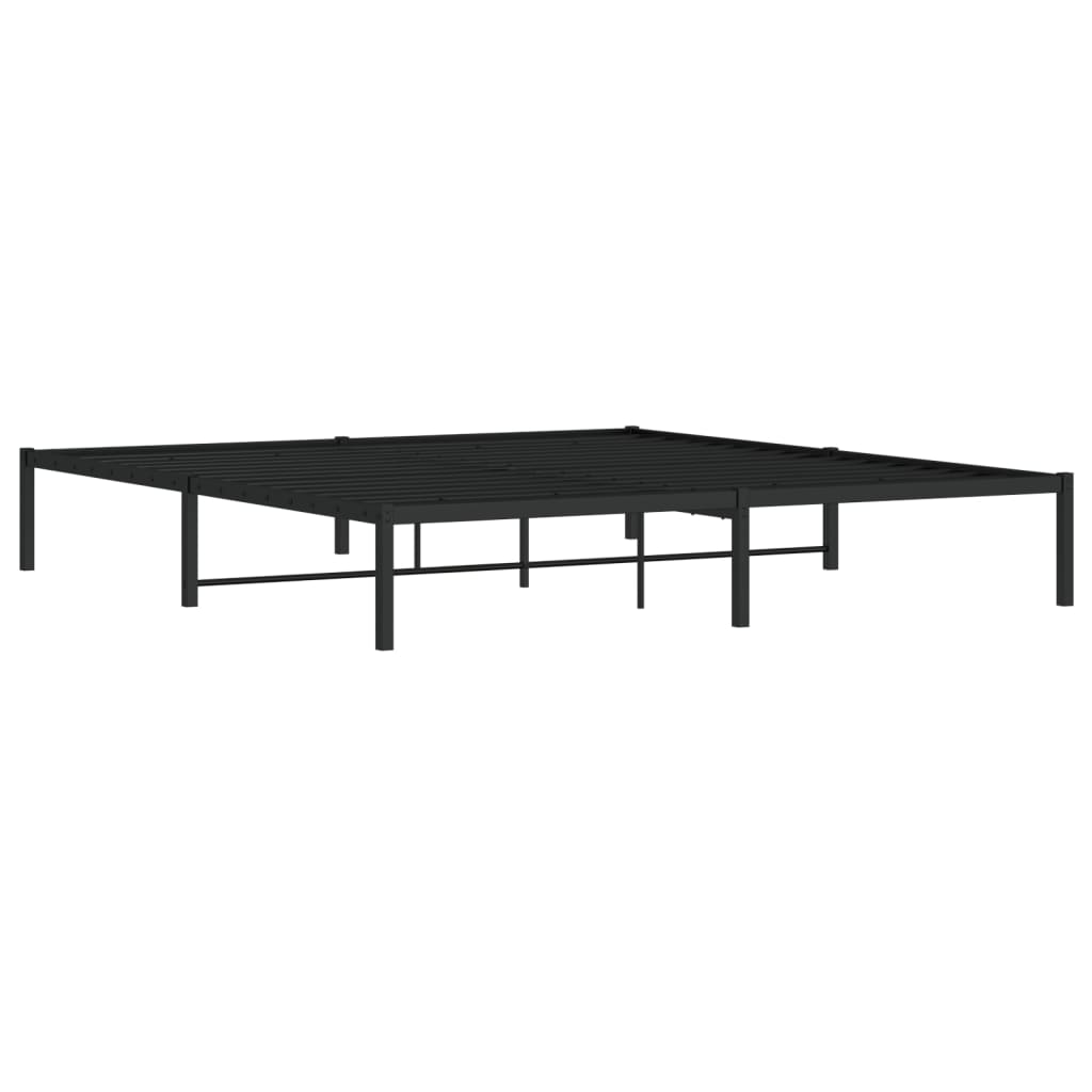 sengeramme 180x200 cm metal sort