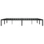 sengeramme 183x213 cm metal sort