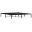 sengeramme 183x213 cm metal sort