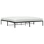sengeramme 200x200 cm metal sort