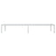 sengeramme 80x200 cm metal hvid