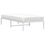sengeramme 90x190 cm metal hvid