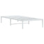 sengeramme 90x190 cm metal hvid