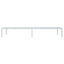 sengeramme 90x200 cm metal hvid