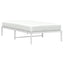 sengeramme 107x203 cm metal hvid