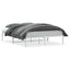 sengeramme 140x200 cm metal hvid