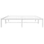 sengeramme 150x200 cm metal hvid