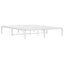 sengeramme 160x200 cm metal hvid