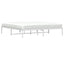 sengeramme 180x200 cm metal hvid