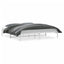 sengeramme 193x203 cm metal hvid