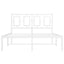 sengeramme med sengegavl 120x190 cm metal hvid