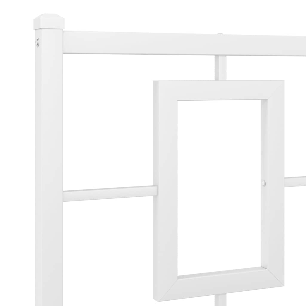 udskiftningsgavl 180 cm metal hvid