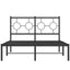 sengeramme med sengegavl 120x190 cm metal sort