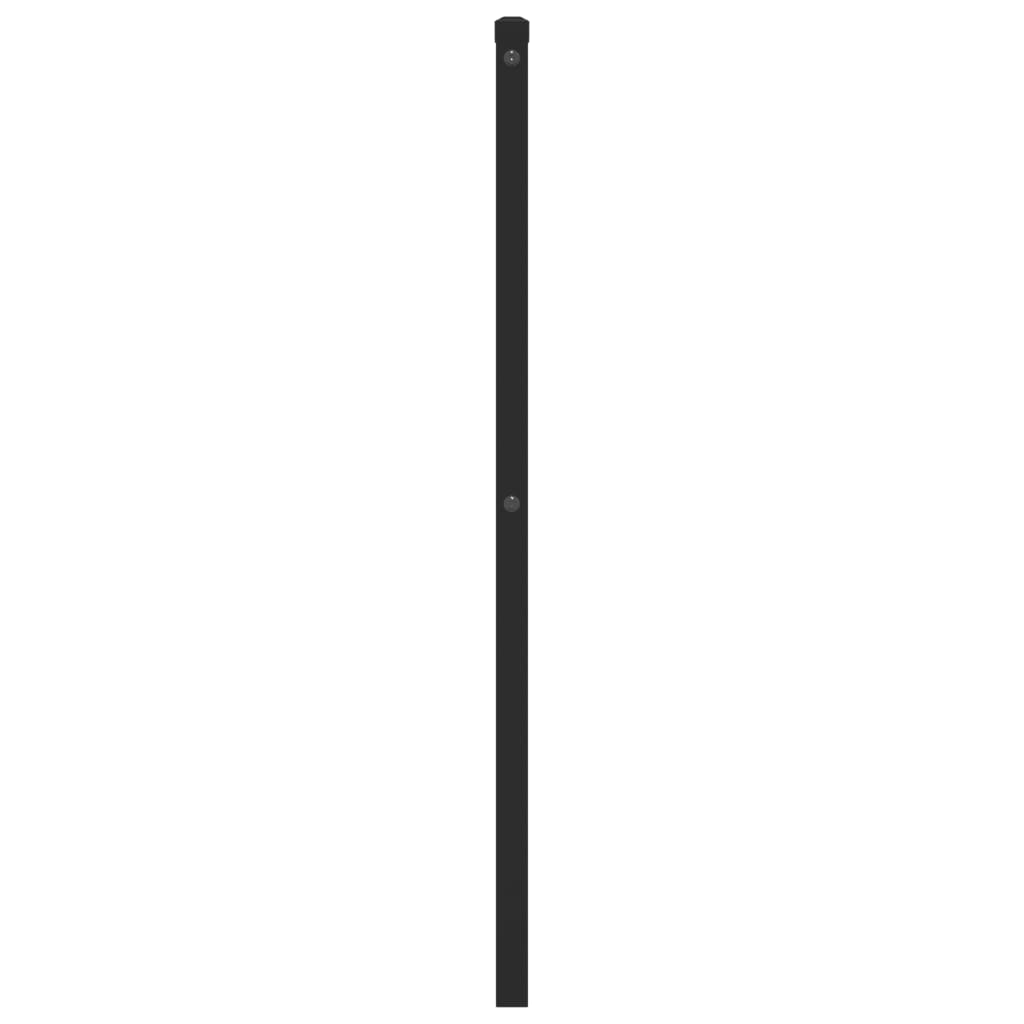 udskiftningsgavl 90 cm metal sort
