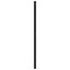 udskiftningsgavl 107 cm metal sort