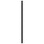 udskiftningsgavl 160 cm metal sort