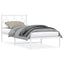 sengeramme med sengegavl 90x190 cm metal hvid