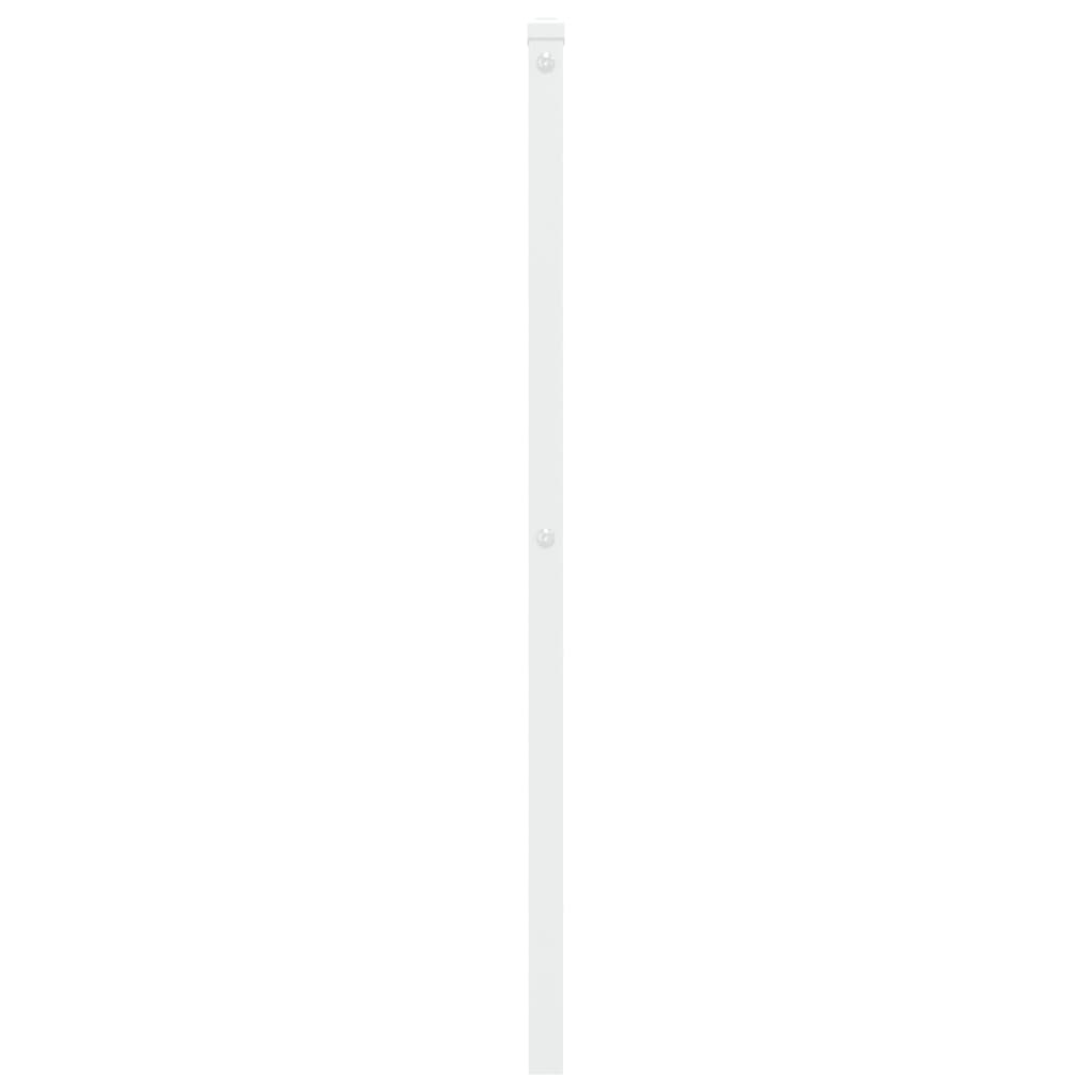 udskiftningsgavl 75 cm metal hvid