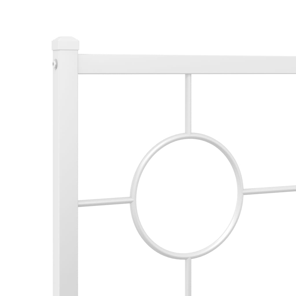 udskiftningsgavl 75 cm metal hvid
