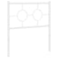 udskiftningsgavl 80 cm metal hvid