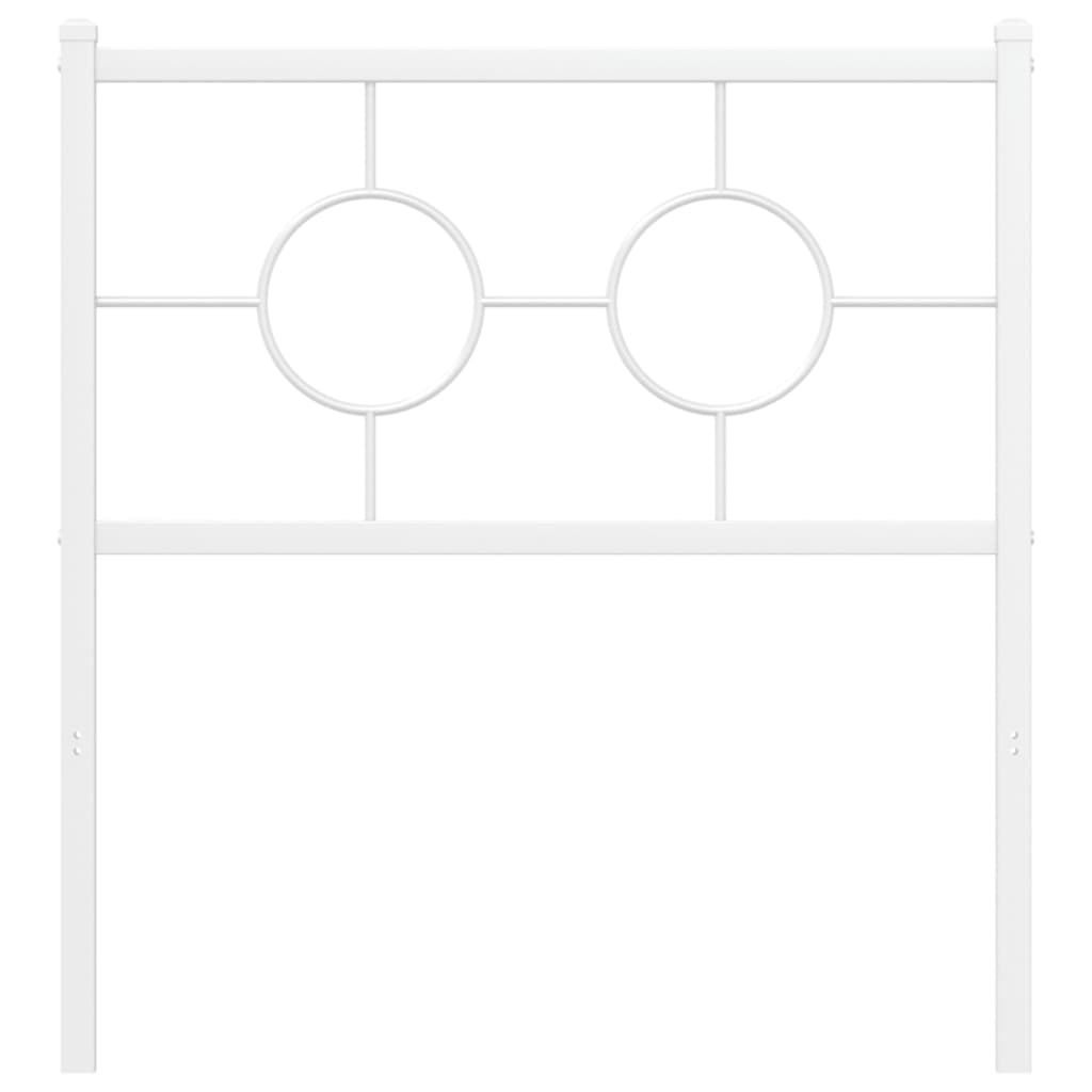 udskiftningsgavl 80 cm metal hvid