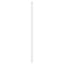 udskiftningsgavl 80 cm metal hvid