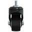hjul 4 stk. 35 mm jern sort