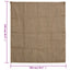 jutesække 5 stk. 100x110 cm 100 % jute 340 g/m2