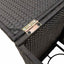 gasflaskeskjuler 40x40x60 cm polyrattan sort