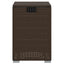 gasflaskeskjuler 40x40x60 cm polyrattan brun
