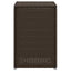 gasflaskeskjuler 40x40x60 cm polyrattan brun