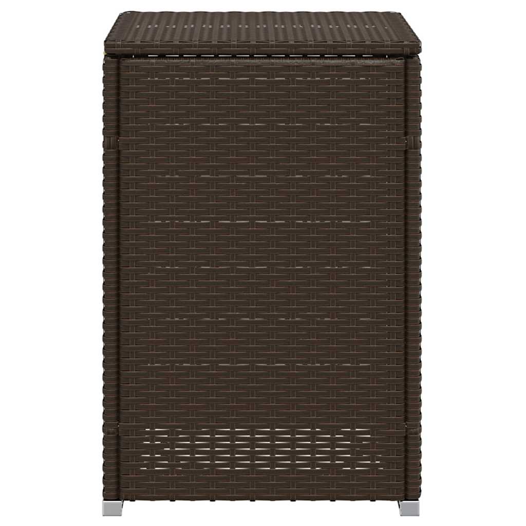 gasflaskeskjuler 40x40x60 cm polyrattan brun
