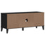 skobænk VIKEN 106x35x45 cm konstrueret træ sort