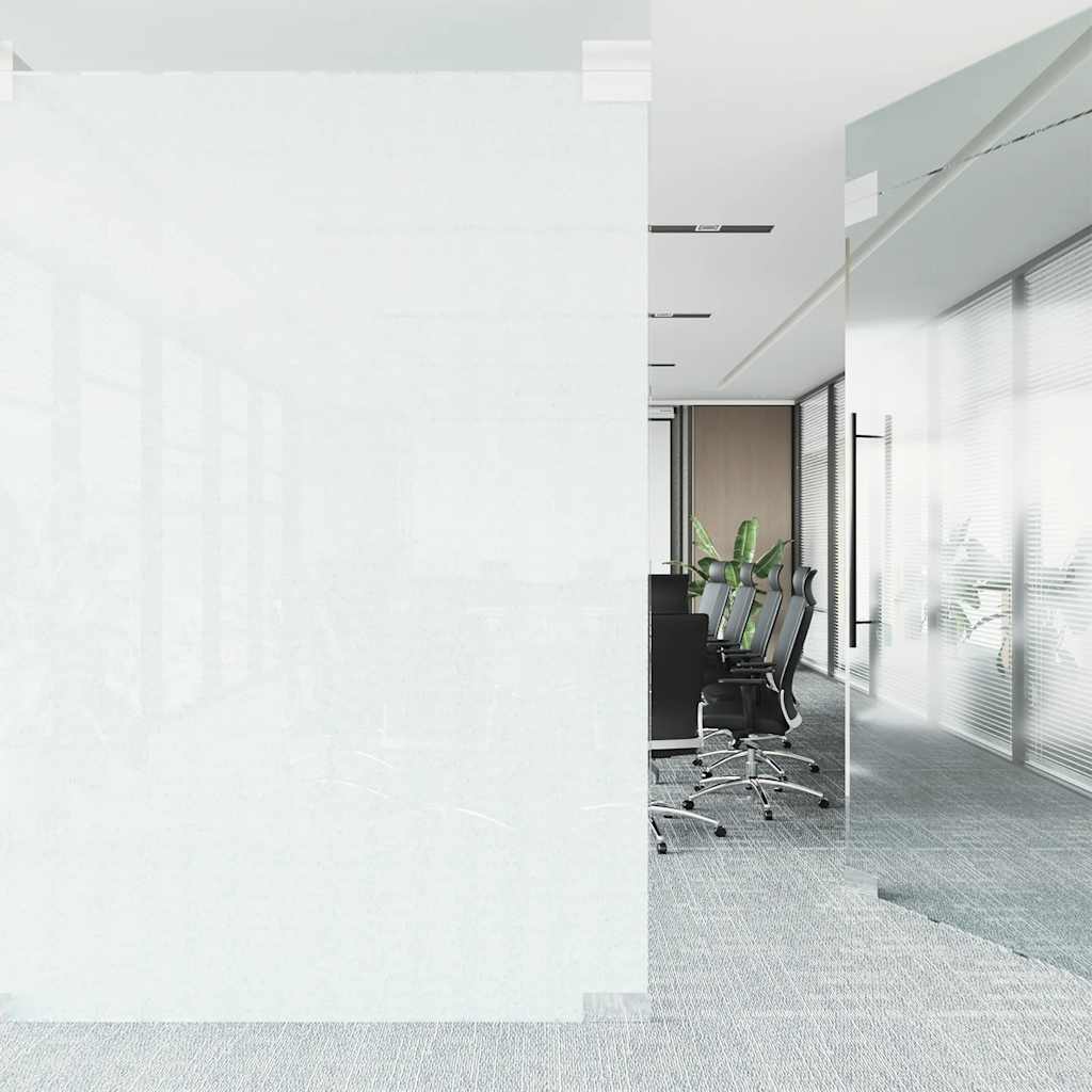 vinduesfolie 60x500 cm statisk PVC matteret hvid