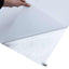vinduesfolie 60x500 cm statisk PVC matteret hvid