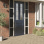 vinduesfolie 45x1000 cm statisk PVC matteret sort