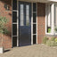 vinduesfolie 60x2000 cm statisk PVC matteret sort