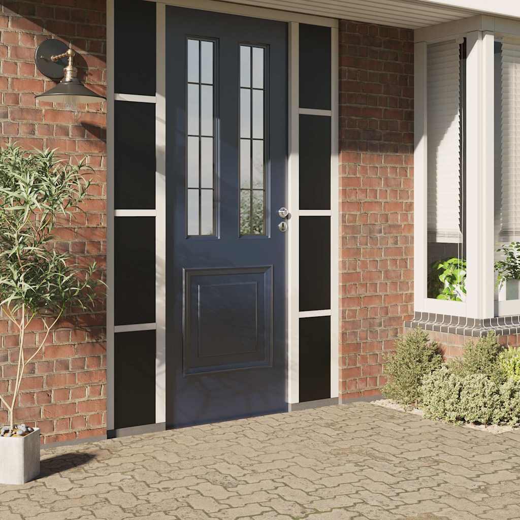 vinduesfolie 60x2000 cm statisk PVC matteret sort