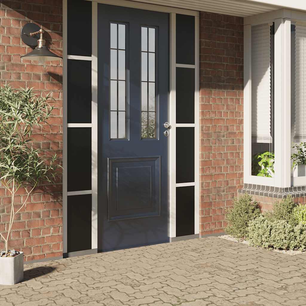 vinduesfolie 90x2000 cm statisk PVC matteret sort