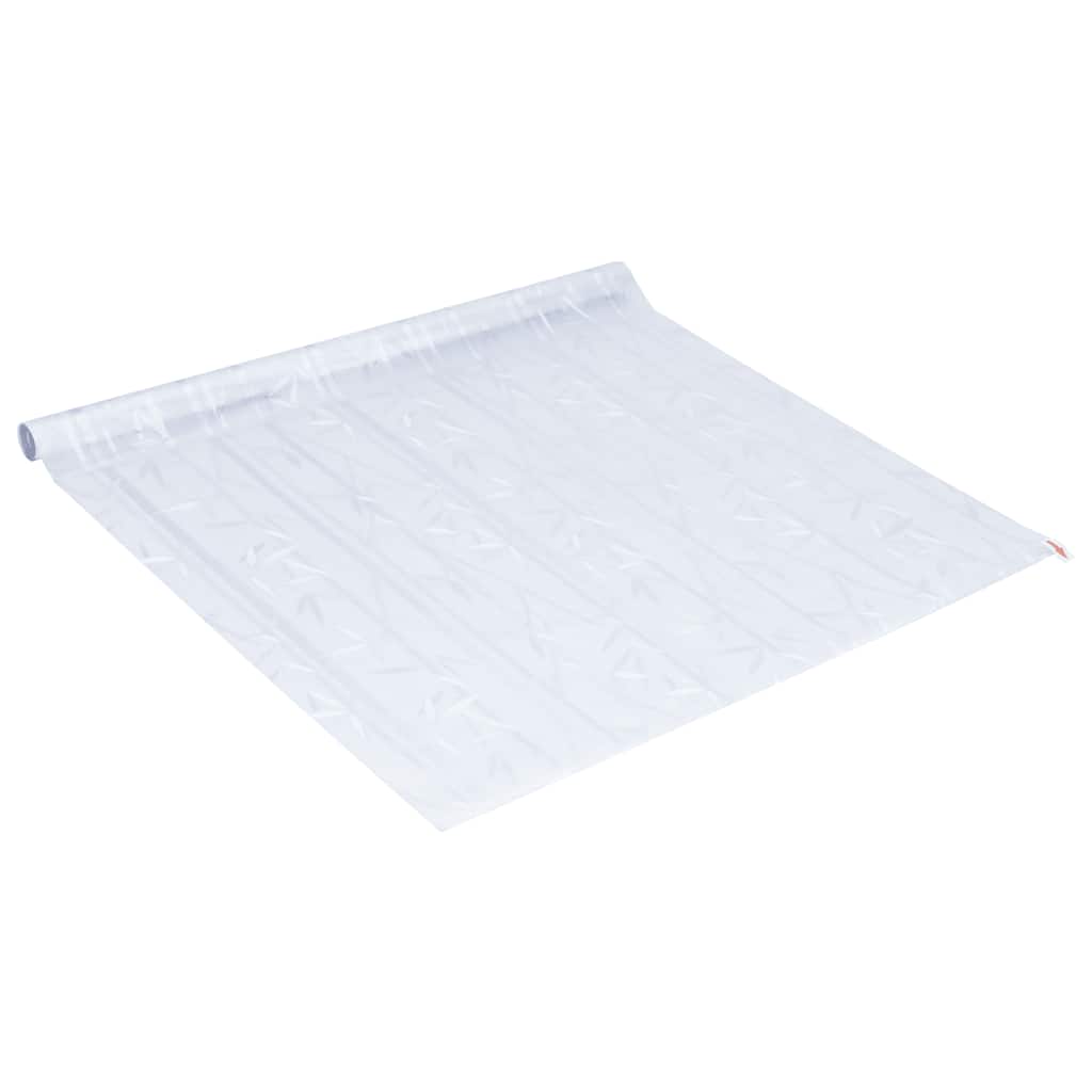 vinduesfolie 45x500 cm PVC bambusmønster matteret