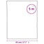 vinduesfolie 45x500 cm PVC bambusmønster matteret