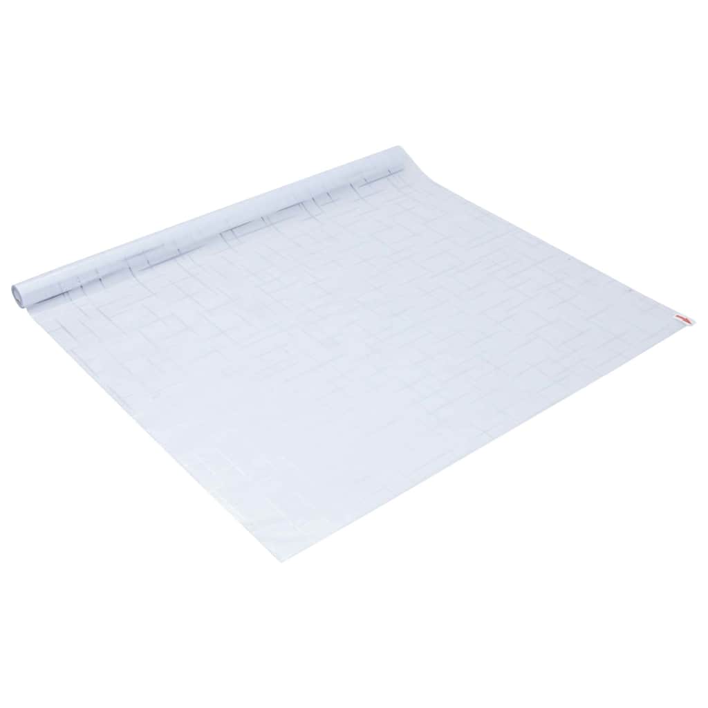 vinduesfolie 45x500 cm PVC stjernemønster matteret
