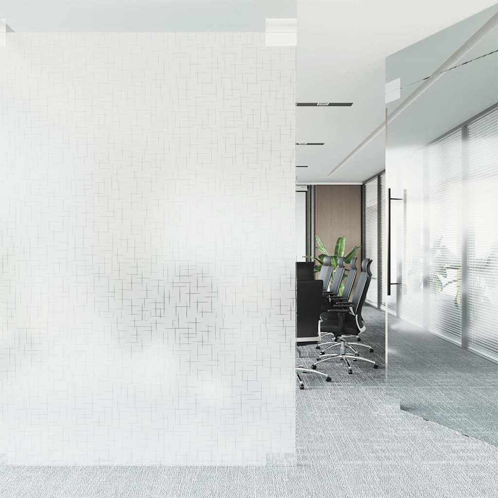 vinduesfolie 60x500 cm PVC stjernemønster matteret