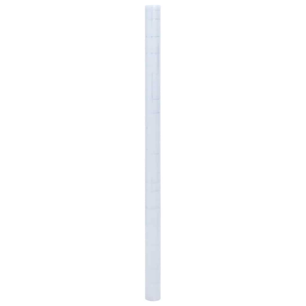 vinduesfolie 90x500 cm PVC stjernemønster matteret