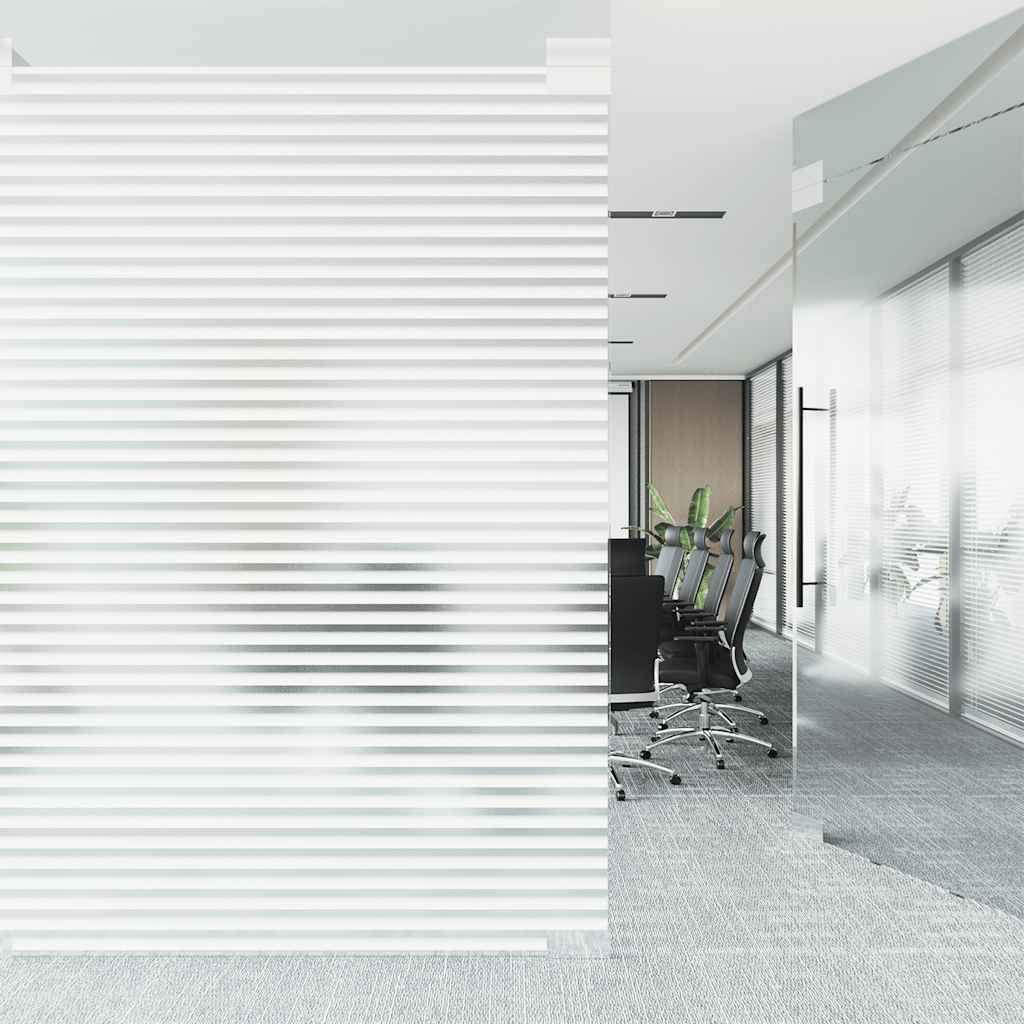 vinduesfolie 60x500 cm PVC stribet matteret