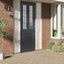 vinduesfolie 90x500 cm stribet PVC matteret