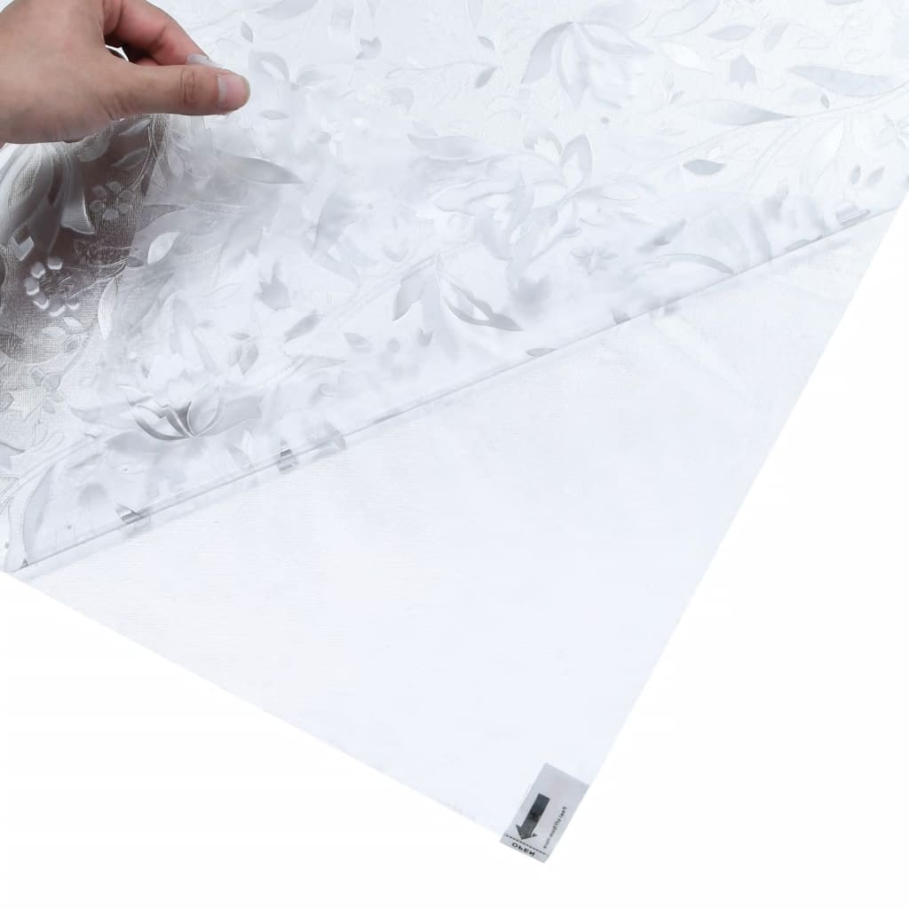 vinduesfolie 60x500 cm blomstermønster PVC matteret